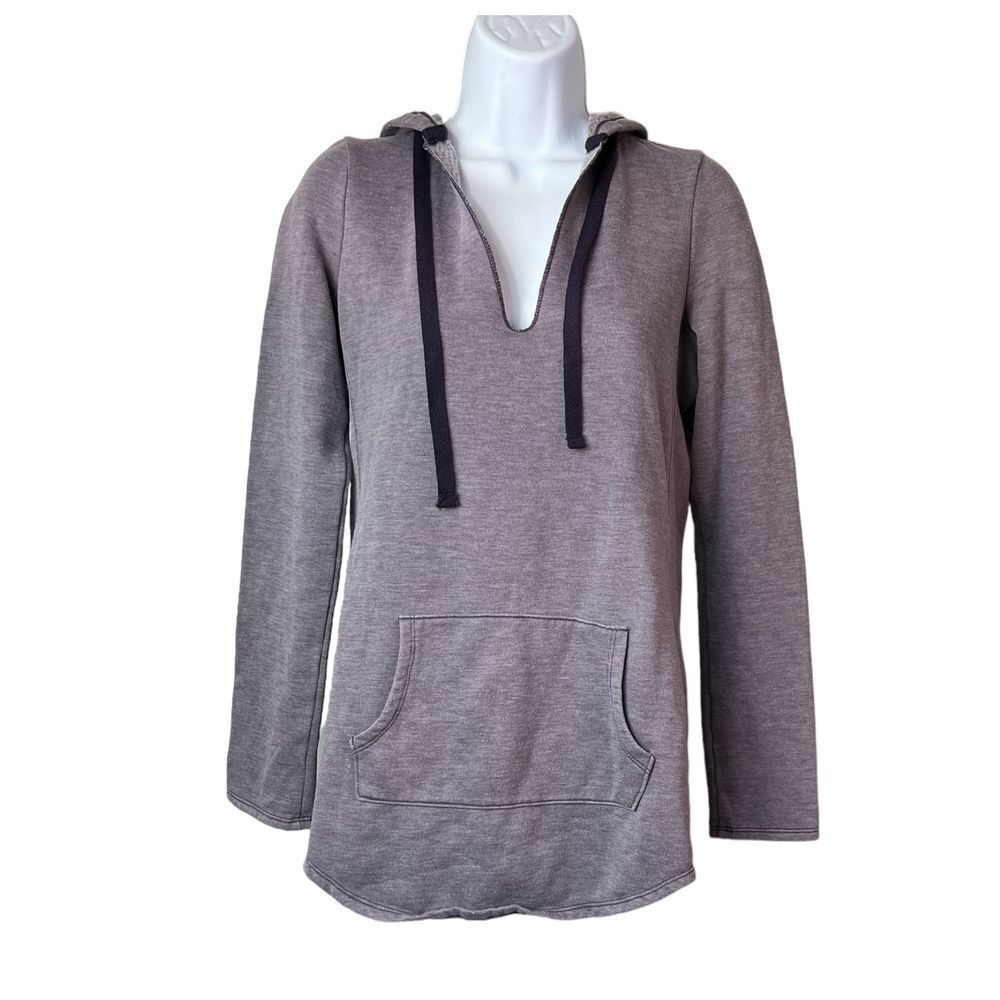 Victoria's Secret Womens Hoodie Size XS Boho Grunge Oversized Lightweight Cozy